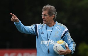 Oswaldo de Oliveira: treinamento na Academia de Futebol - Foto; Cesar Greco/Fotoarena