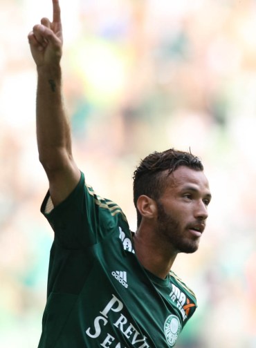 Leandro Pereira: gol do Palmeiras - Foto: Cesar Greco/Divulgação