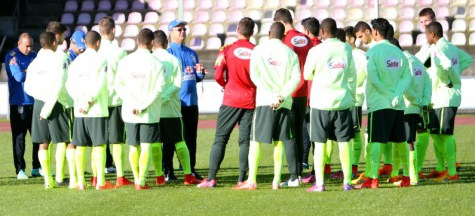 Sub-20: Rogério Micale conversa com o time antes de treino em New Plymouth - Foto:CBF