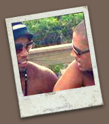 Alex e Ronaldinho - Foto: Twitter