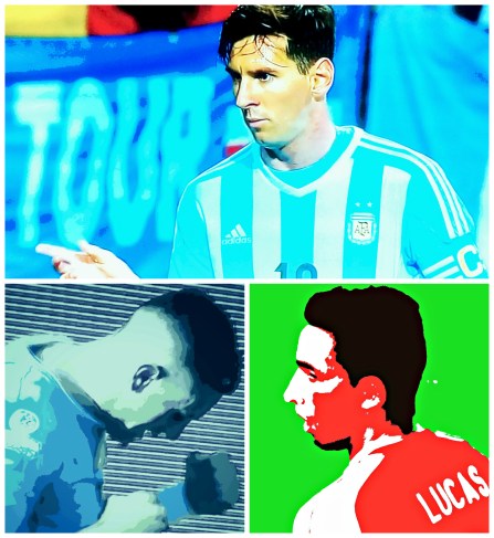 Messi faz centésimo jogo pela Argentina sem brilhar, Giménez e Lucas Barrios marcam os gos de Uruguai 1 x 1 Paraguai