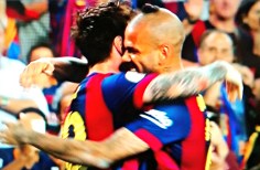 Messi e Daniel na Copa do Rei: bons amigos