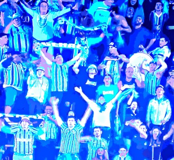 Grêmio faz festa na Vila e vai torcer pelo Inter
