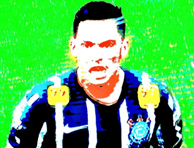 Luciano: destaque e artilheiro do Corinthians no final do primeiro turno