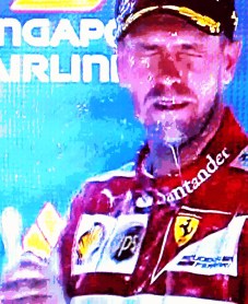 Vettel: pela 42ª vez, banho de champanhe